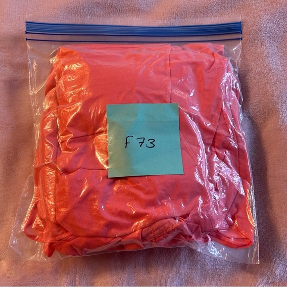 NWOT coral sleeveless formal dress with sheer jacket rhinestone brooch size 10 - Picture 11 of 11